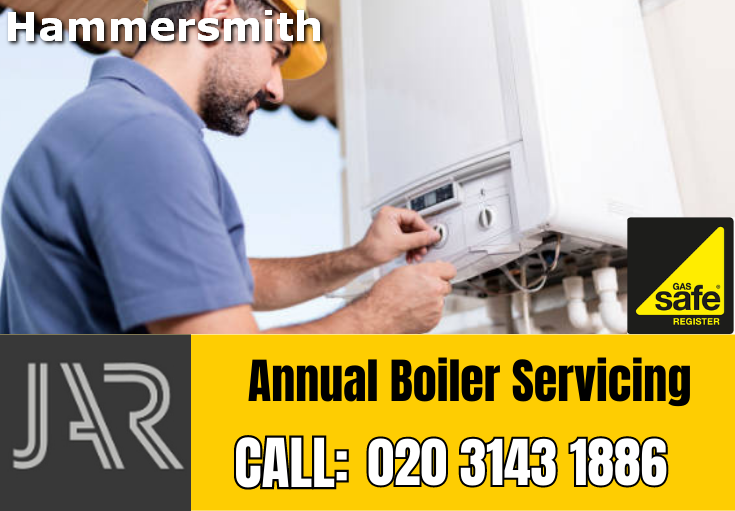annual boiler servicing Hammersmith